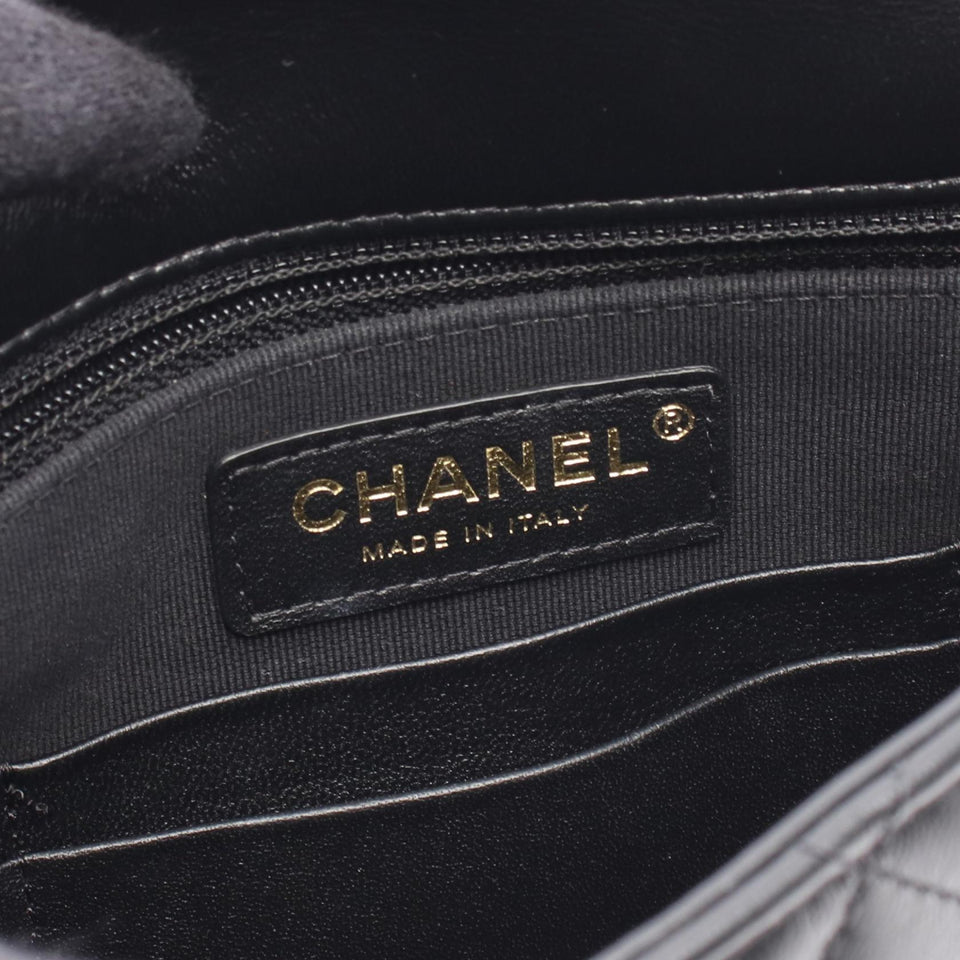 Chanel Coco Mark Lambskin Shoulder Bag