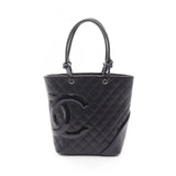 Chanel Cambon Line Leather Tote Bag