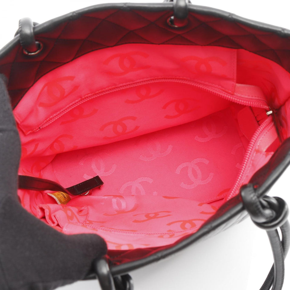Chanel Cambon Line Leather Tote Bag