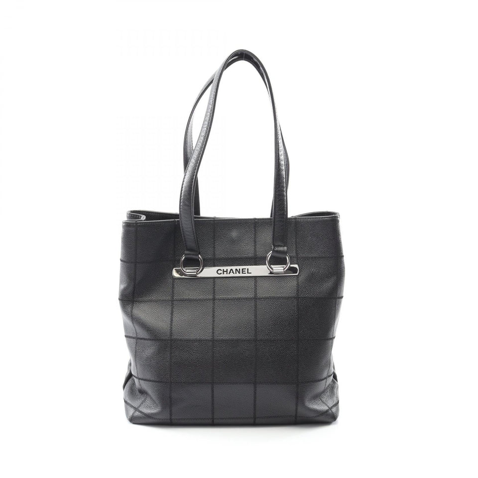 Chanel Choco Bar Calf Tote Bag