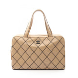 Chanel Wild Stitch Calfskin Tote Bag