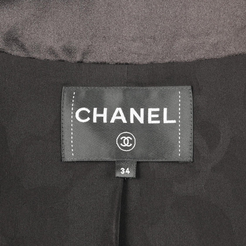 Chanel Coco Mark Button Wool Jacket