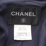 Chanel Coco Mark Button Wool Tailored Jacket