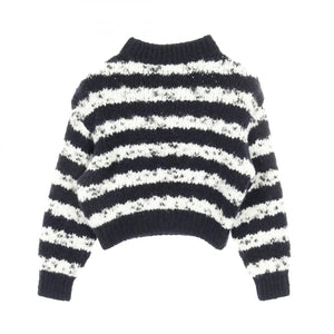 Chanel Coco Mark Button Cashmere Wool Knitwear