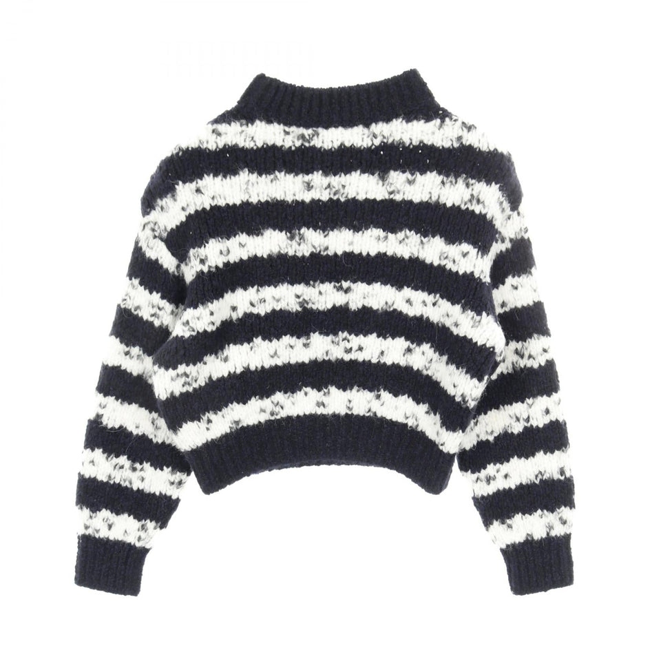 Chanel Coco Mark Button Cashmere Wool Knitwear