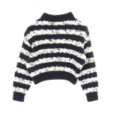 Chanel Coco Mark Button Cashmere Wool Knitwear