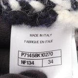 Chanel Coco Mark Button Cashmere Wool Knitwear