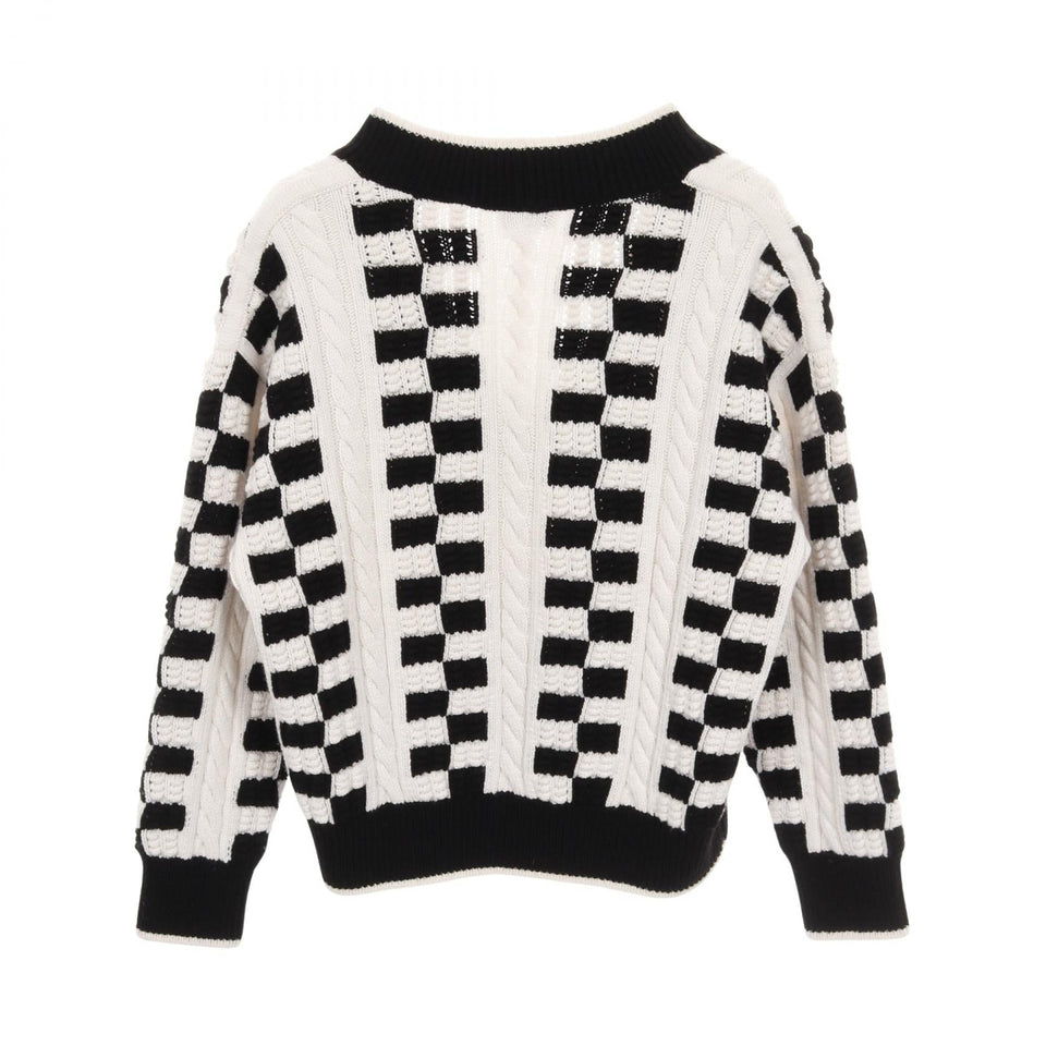 Chanel Coco Mark Button Cashmere Knitwear