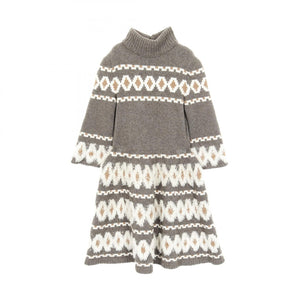 Chanel Gripoix Button Wool/Yak/Cashmere Dress