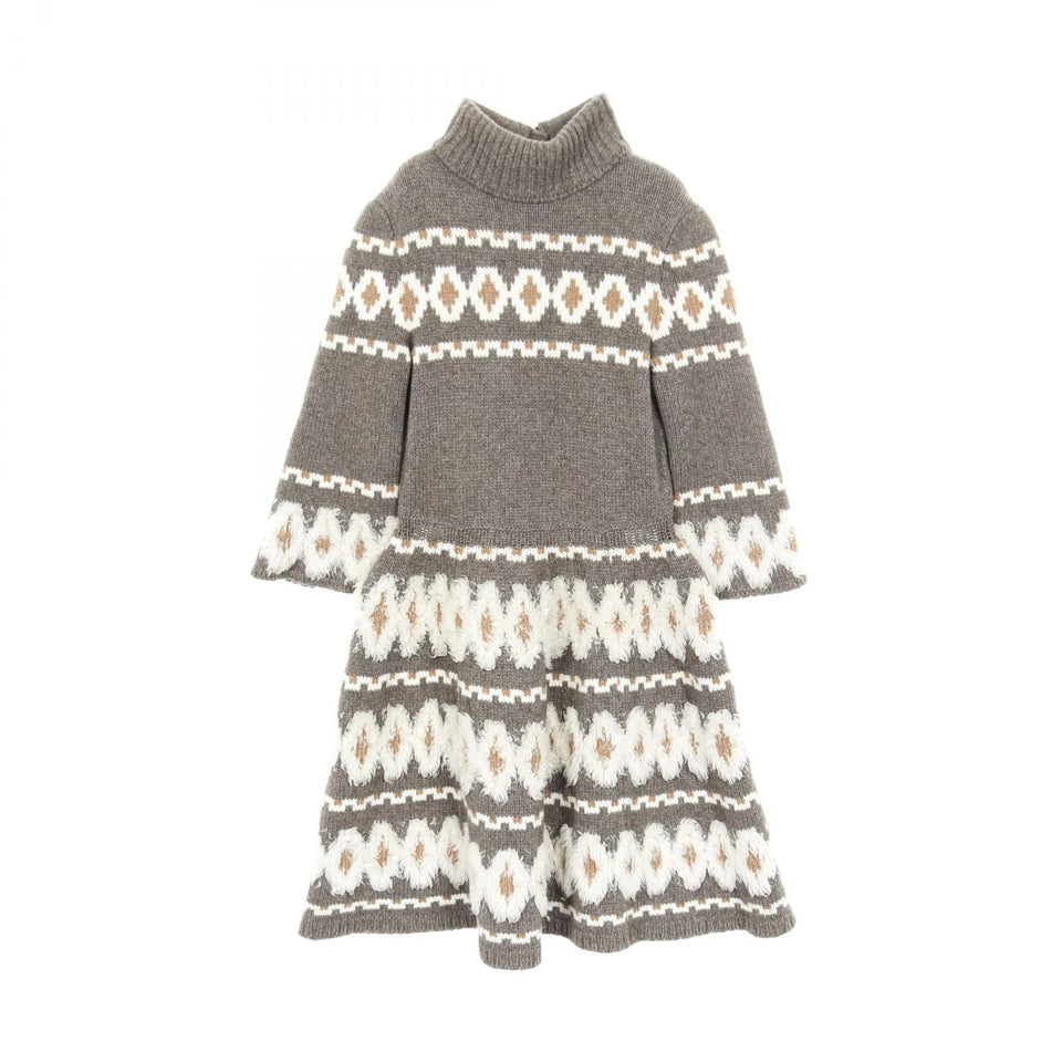 Chanel Gripoix Button Wool/Yak/Cashmere Dress