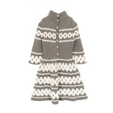 Chanel Gripoix Button Wool/Yak/Cashmere Dress