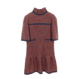 Chanel Coco Mark Button Wool Dress