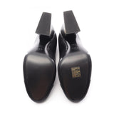 Chanel Coco Mark Leather Pearl Pumps