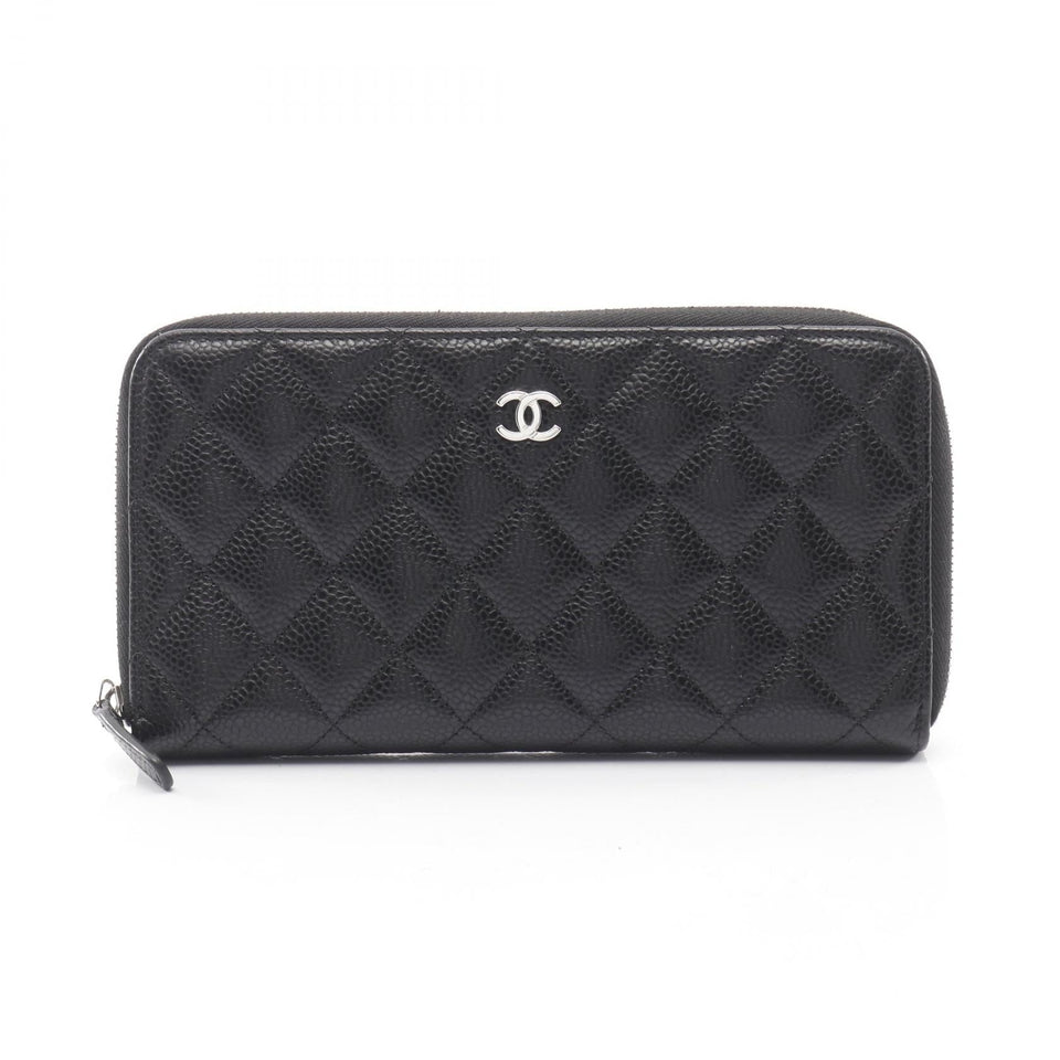 Chanel Classic Long Zip Wallet Calfskin Wallet
