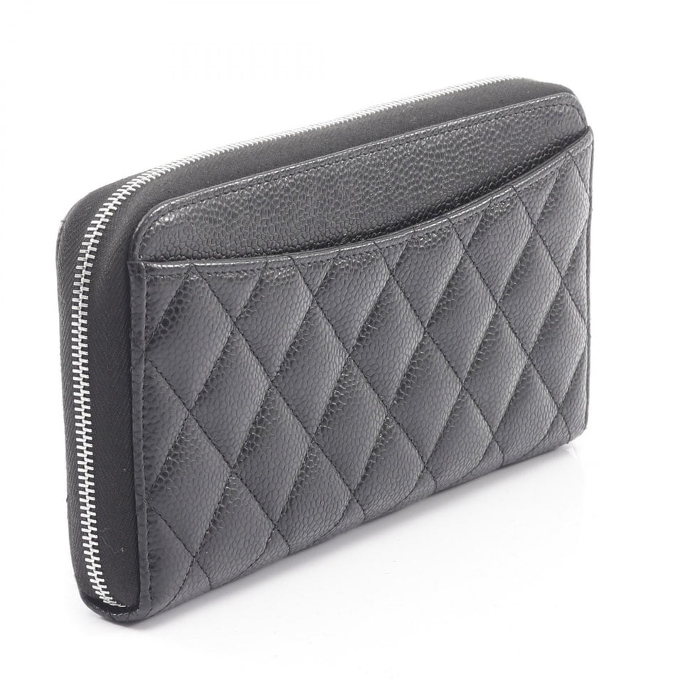 Chanel Classic Long Zip Wallet Calfskin Wallet