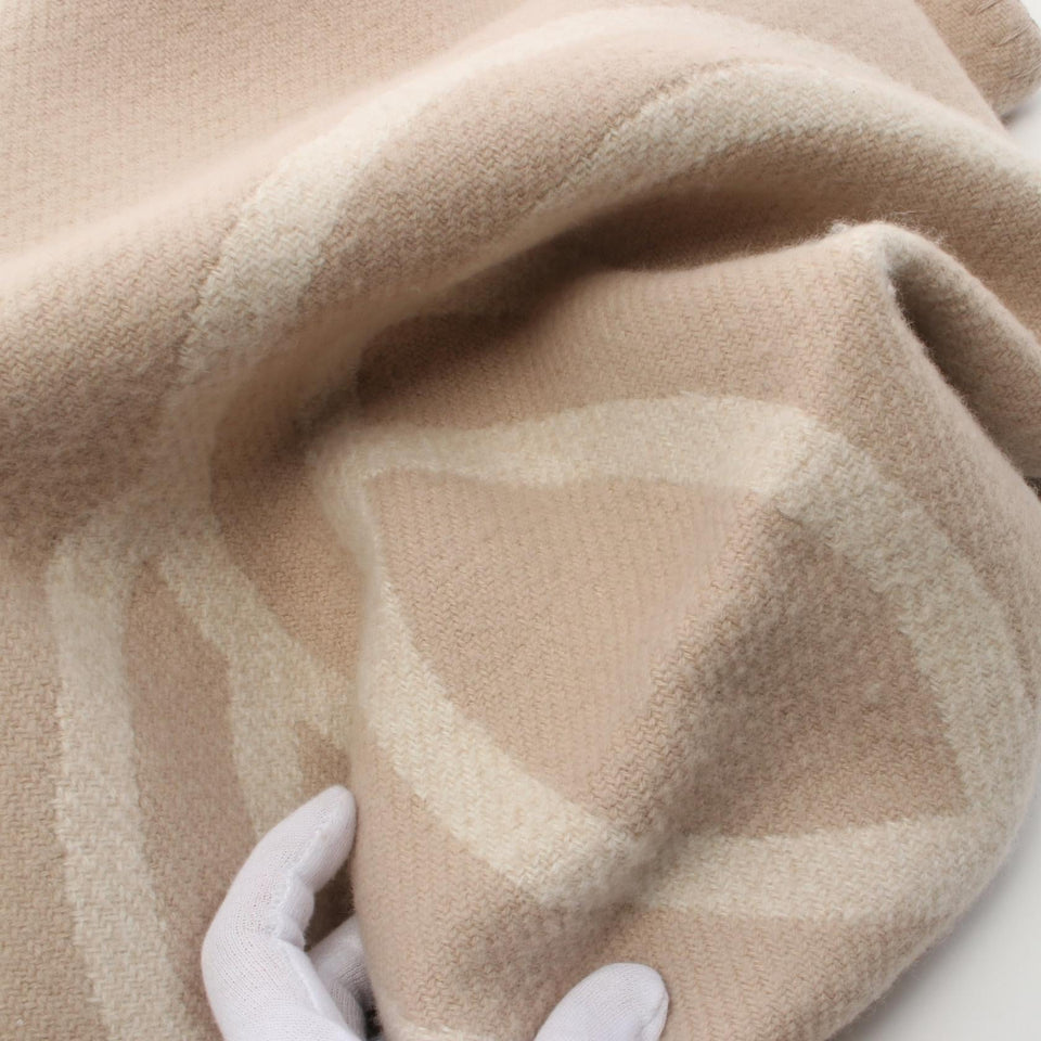Chanel Coco Mark Wool Cashmere Scarf