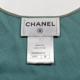Chanel Coco Mark Button Rayon Top