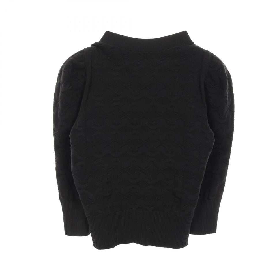Chanel Coco Mark Button Cotton igan