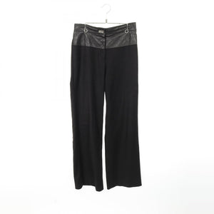 Chanel 2.55 Wool Cashmere Leather Pants