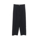 Chanel Coco Mark Button Wool Pants