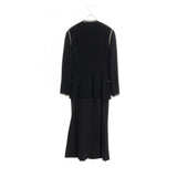 Chanel Camelia Button Wool Silk Suit