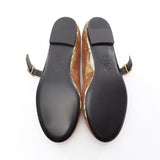 Chanel Coco Mark Leather Sequin Mary Jane Shoes
