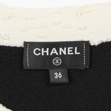Chanel Coco Mark Button Viscose Knit Top