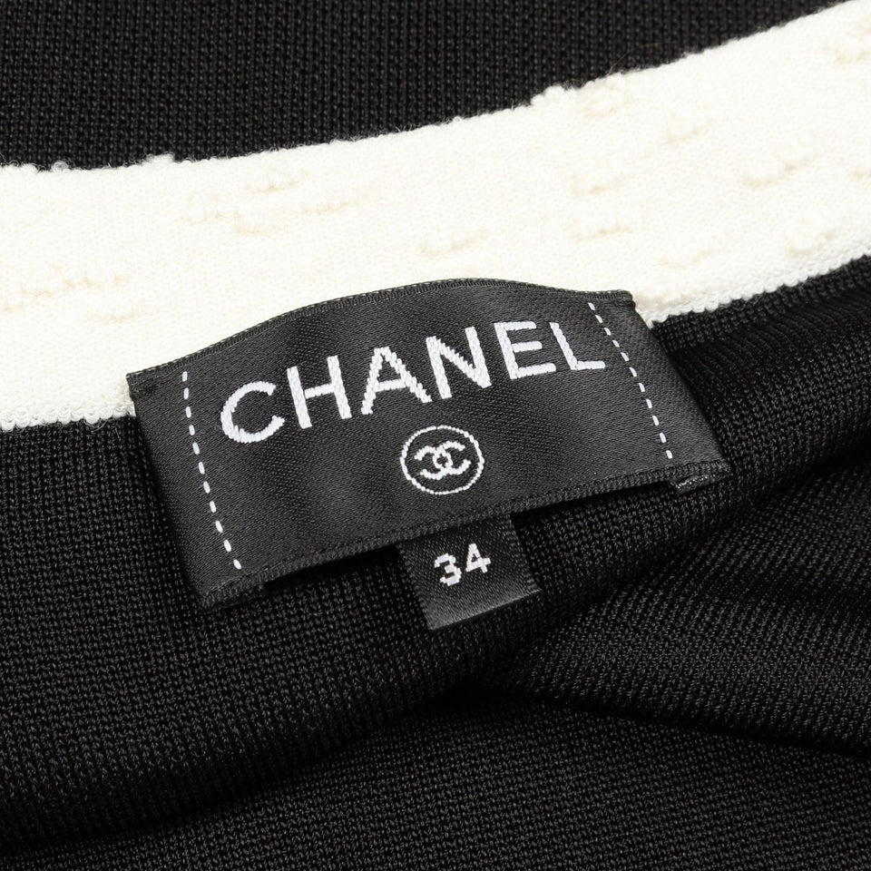 Chanel Coco Mark Button Viscose igan
