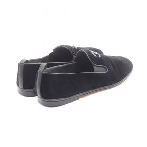 Chanel Coco Mark Fabric Slip-on Shoes