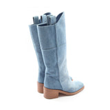 Chanel Coco Mark Denim Boots