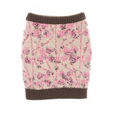 Chanel Coco Mark Cashmere Wool Skirt