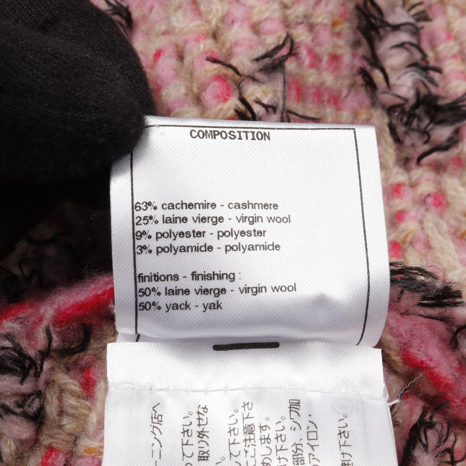 Chanel Coco Mark Cashmere Wool Skirt