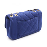 Chanel Matelasse Diana Flap Cotton Shoulder Bag