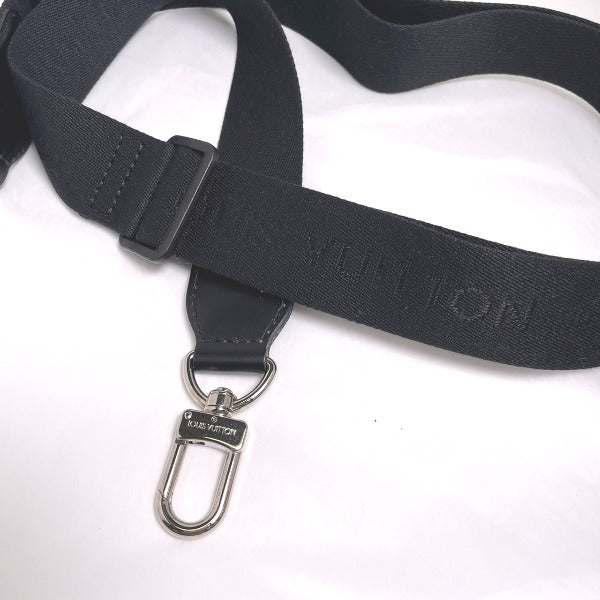 Louis Vuitton Shoulder strap Canvas, Steel black Adjustable For Damier Graphite