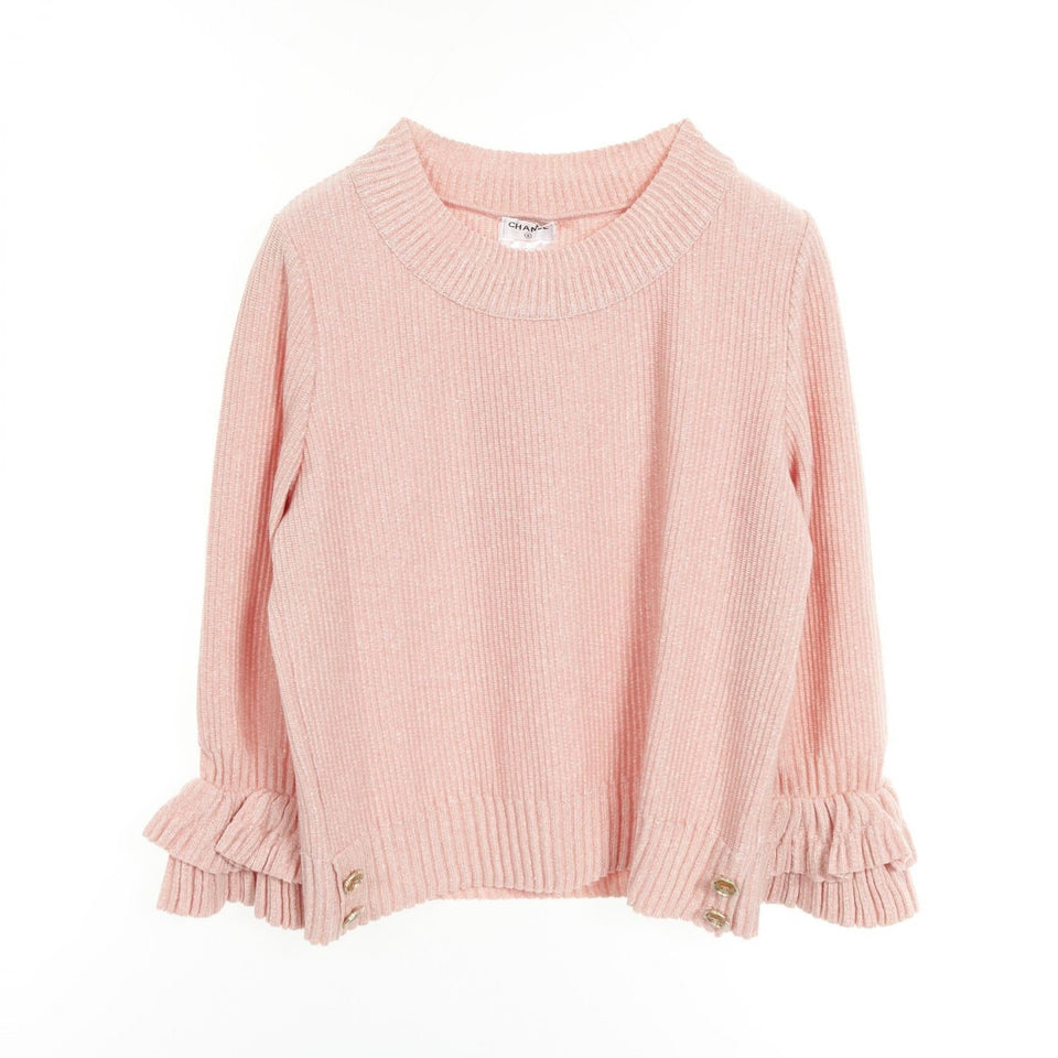 Chanel Coco Mark Button Cashmere Knitwear