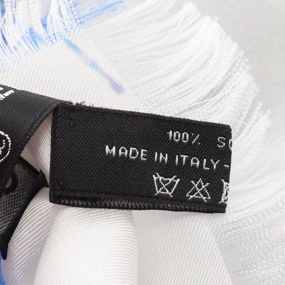 Chanel Coco Mark Logo Silk Scarf