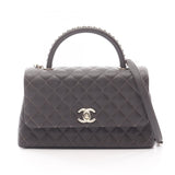 Chanel Coco Handle Grained Calfskin 2way Bag