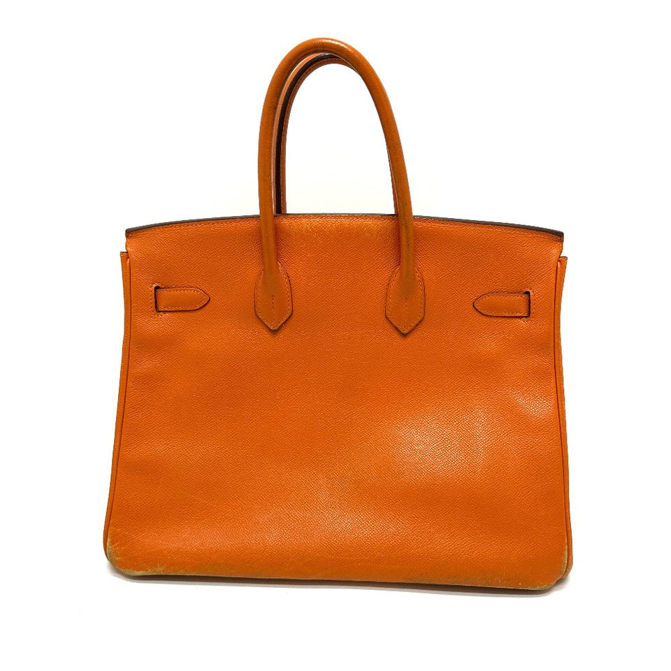 Hermes Handbag Epsom Orange Birkin 35