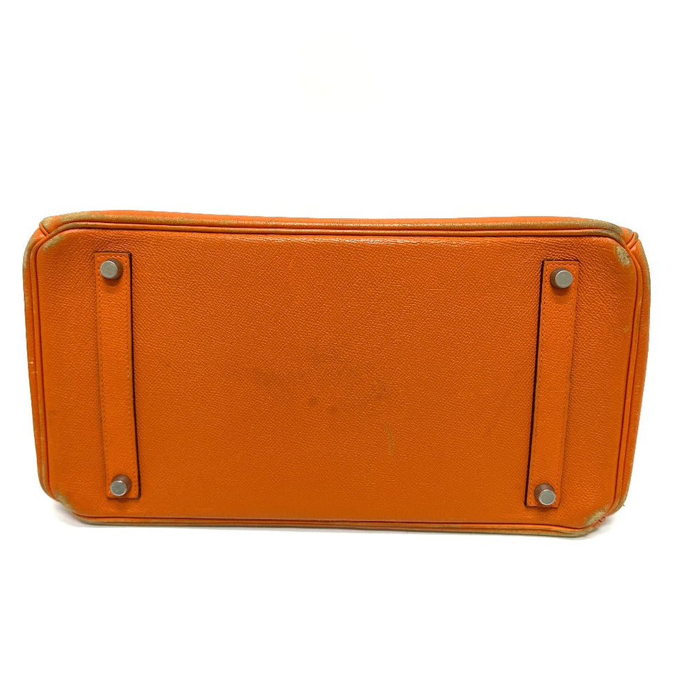 Hermes Handbag Epsom Orange Birkin 35