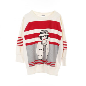 Chanel Mademoiselle Cotton Acrylic Sweatshirt