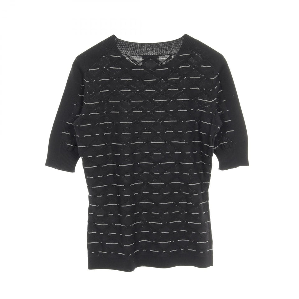 Chanel Coco Mark Cotton Knit Top