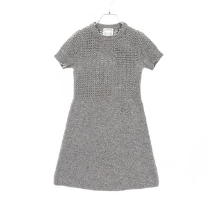 Chanel Sports Line Coco Mark Wool Cashmere Dress