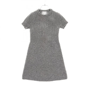 Chanel Sports Line Coco Mark Wool Cashmere Dress