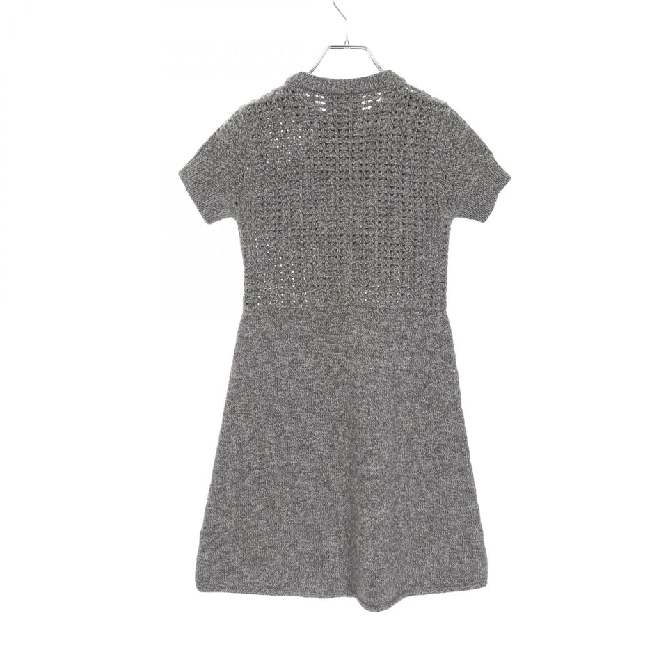 Chanel Sports Line Coco Mark Wool Cashmere Dress