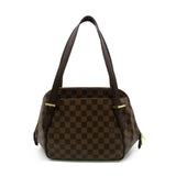 Louis Vuitton Belem Shoulder Bag PVC Coated Canvas Damier