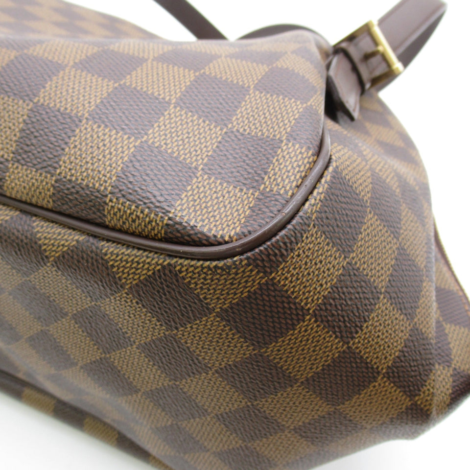 Louis Vuitton Belem Shoulder Bag PVC Coated Canvas Damier