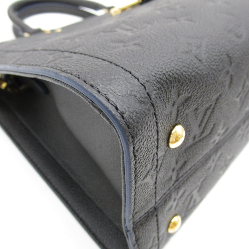 Louis Vuitton 3MM Handbag Leather Monogram Implant