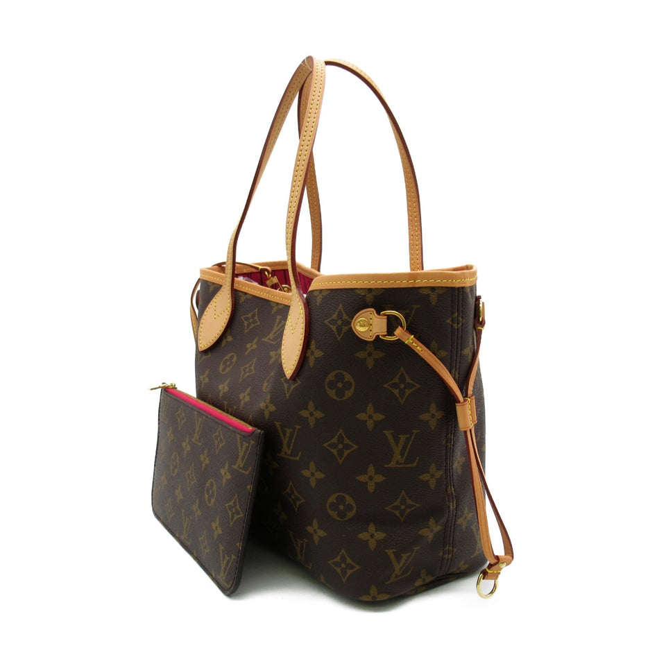 Louis Vuitton Neverfull PM Tote Bag PVC Coated Canvas Monogram