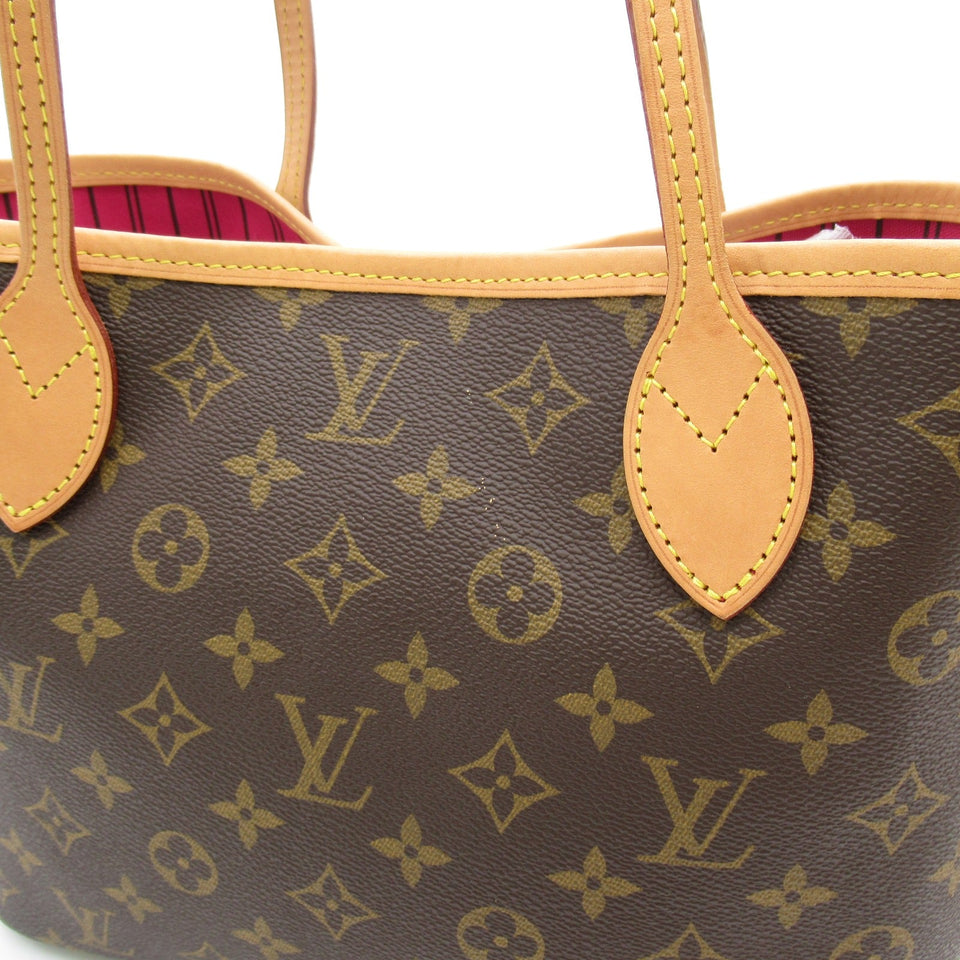 Louis Vuitton Neverfull PM Tote Bag PVC Coated Canvas Monogram