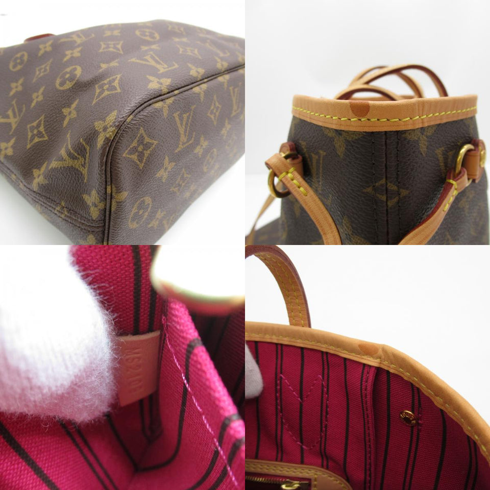 Louis Vuitton Neverfull PM Tote Bag PVC Coated Canvas Monogram